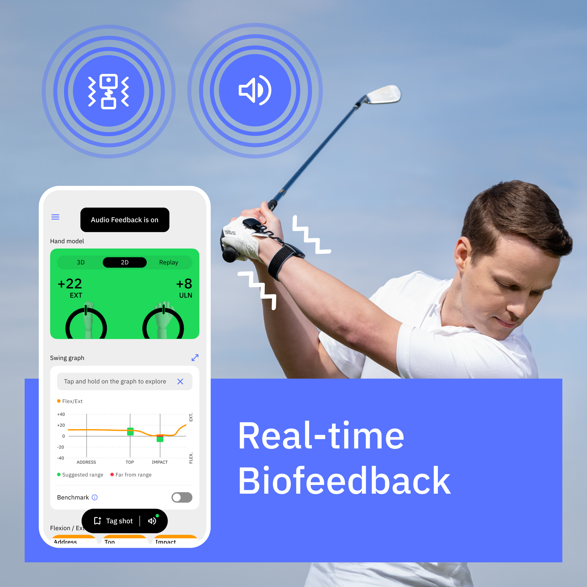 HackMotion Core: Wrist Angle Training Aid for Golf Players