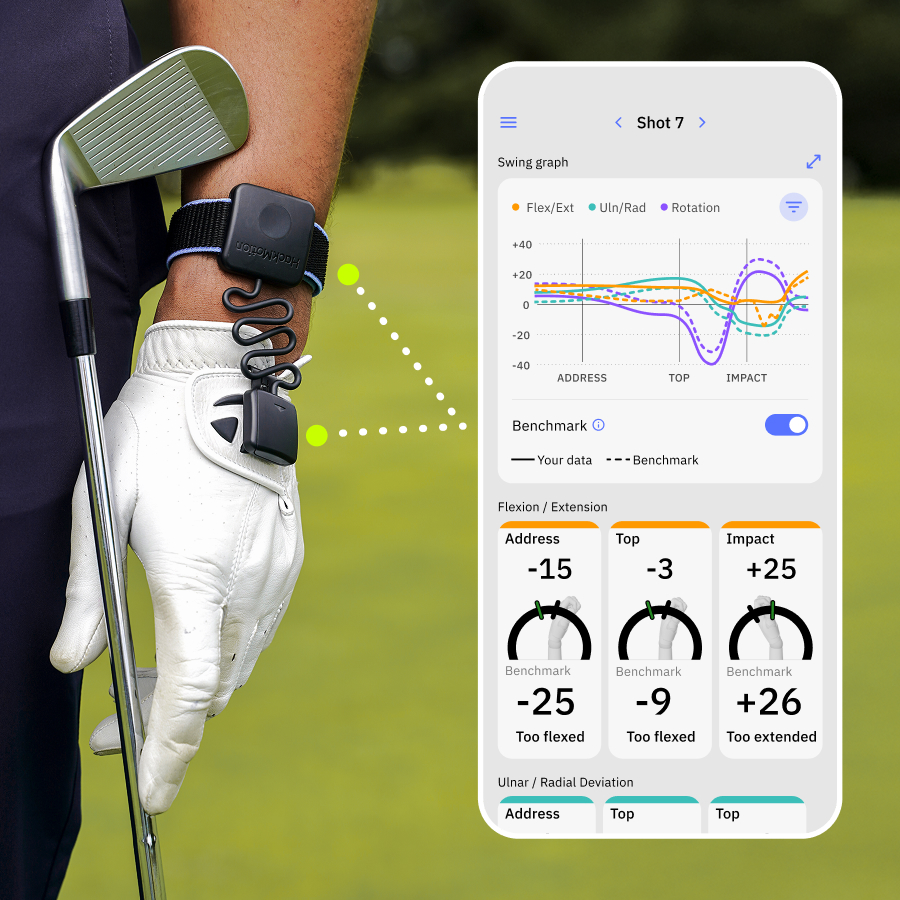 hackmotion wrist sensor and app screen