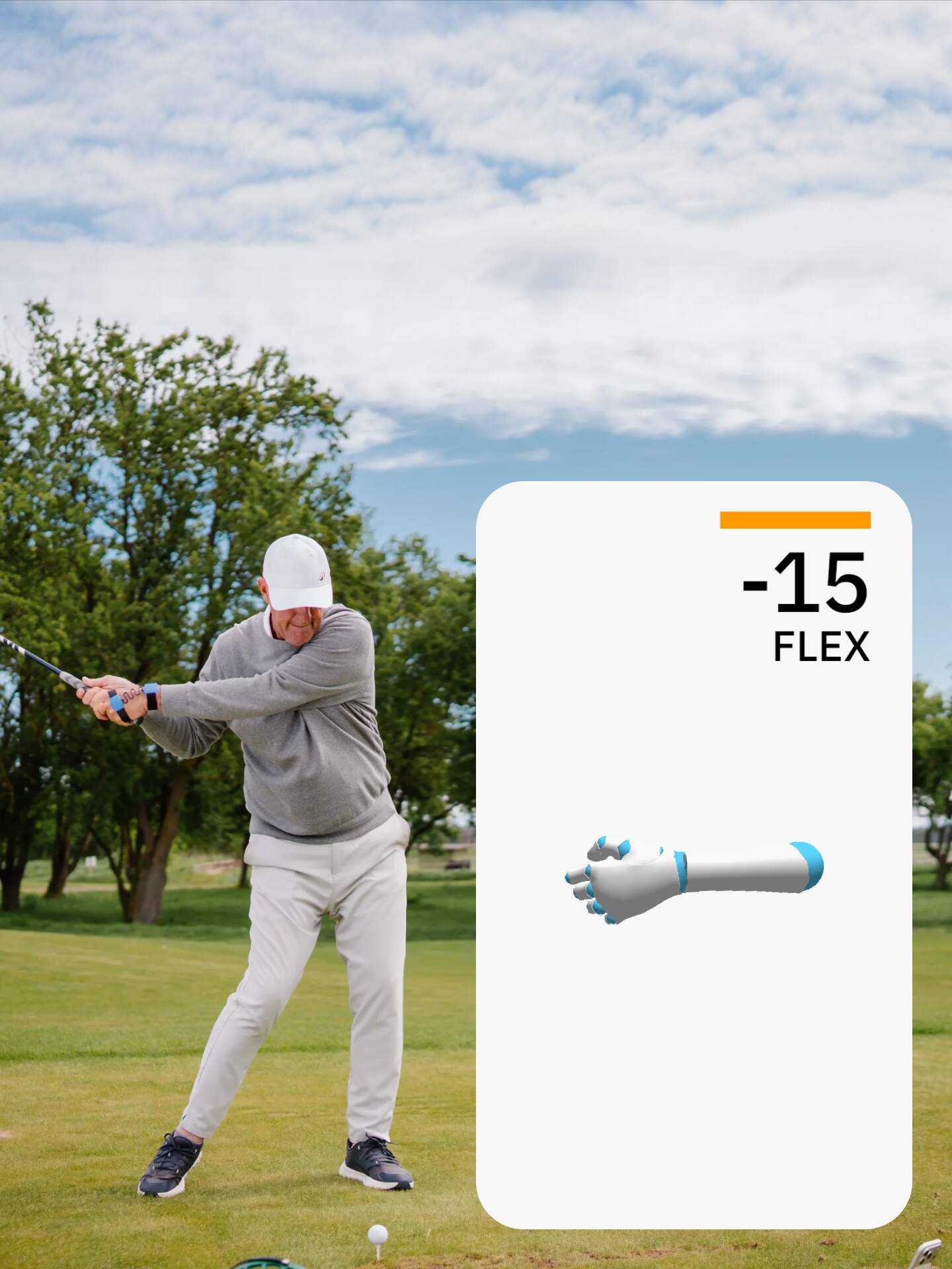 Golf Swing Analyzer & Wrist Angle Training Aid | HackMotion